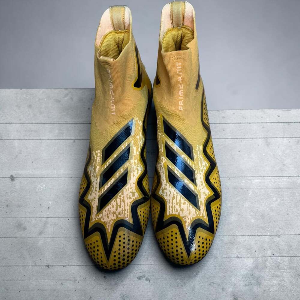 Adidas Freak Ultra 22 Primeknit Size 11 Gold Black Football Cleats